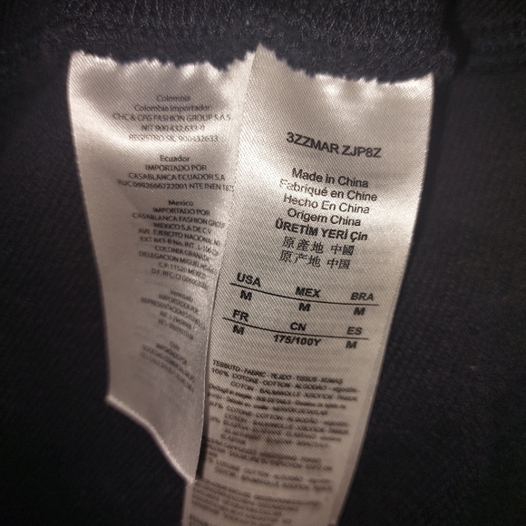 Armani Express, zipper front hoodie - Picture 5 of 5